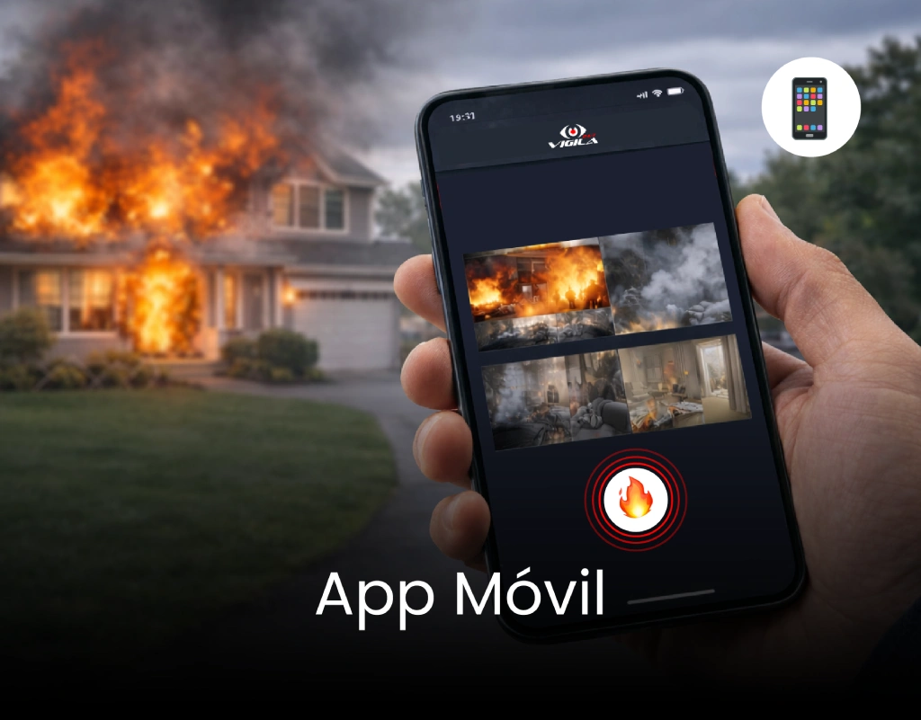 Aplicacion movil de sistema de alarmas contra incendios para hogar | Vigila247 El Salvador