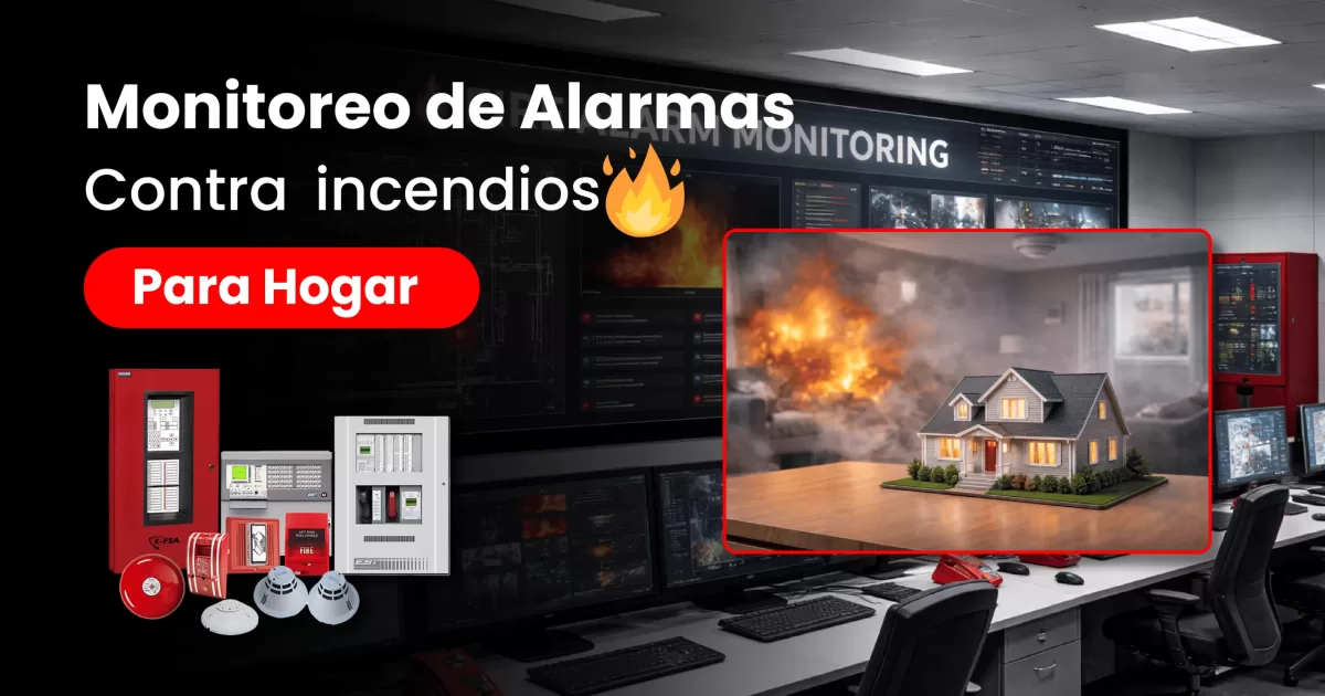 Monitoreo de alarmas contra incendio